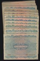 Ausztria / Osztrák-Magyar Bank 1922. 100K (50x) T:II,II/III