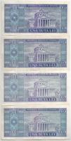 Románia 1966. 100L (7x) T:F szép papír 
Romania 1966. 100 Lei (7x) C:F fine paper