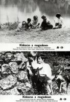 cca 1982 ,,Kiskacsa a magaslesen" című szovjet film jelenetei és szereplői, 10 db vintage produ...