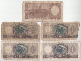 Argentína DN (1952-1955) 1P "Gazdasági Függetlenségi Nyilatkozat" emlékkiadás (4x) + DN (1...