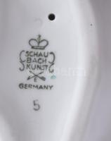 Schaubach Kunst (Wallendorf) táncosnő. Mázas és biszkvit porcelán, jelzett, minimális kopottsággal, ...