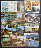 74 db MODERN magyar város képeslap / 74 MODERN Hungarian town-view postcards