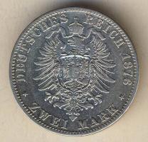 Német Birodalom / Császárság / Poroszország 1876A 2M Ag I. Vilmos T:3
