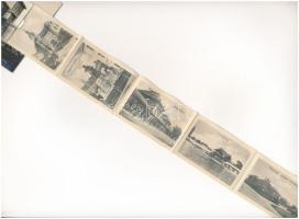 Kaposvár, Színház. 10 képes leporellolap (gyűrődés / crease)