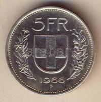 Svájc 1966. 5Fr Ag T:2