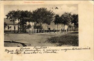 1903 Végegyháza, Véghegyháza (Mezőkovácsháza); harangláb. Gargyai felvétele (EK)