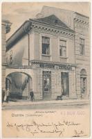 1905 Beszterce, Bistritz, Bistrita; Kronen-Apotheke / Korona gyógyszertár / pharmacy (EB)