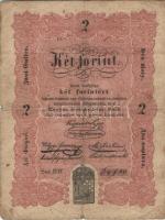 1849. 2Ft "Kossuth-bankó" T:III/IV