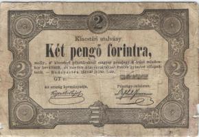 1849. 2Ft kincstári utalvány T:IV