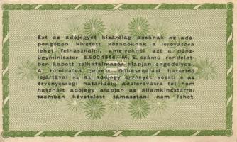 1946. 50.000AP sorozat és sorszám nélkül T:I-