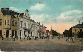 1925 Técső, Tiacevo, Tiachiv, Tyachiv; Fő tér / main square (EK)