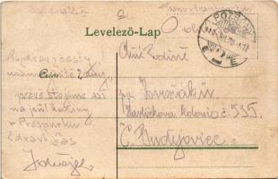 1919 Pozsony, Pressburg, Bratislava; Kossuth Lajos tér, színház / square, theatre (fa)