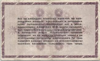 1946. 100.000AP fehér vastagabb papír "5600." rendelettel! T:III+