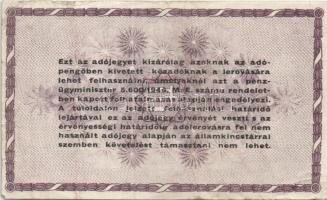 1946. 100.000AP fehér vastagabb papír "5600." rendelettel! T:III+