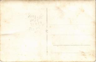 1940 Gyergyószentmiklós, Gheorgheni; Honvédeink bevonulása, országzászló avatás. "Magyarország ...