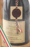 1972 Tokaji aszú esszencia Profi mestervizsga Kovács Ko-Ko István címmérkőzésére palackozva. bontatl...