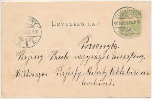 1904 Csíkszereda, Mercurea Ciuc; utca, Nagy Gyula, Nerza Rezső, Szultán üzlete. Gyönös és Társa kiad...