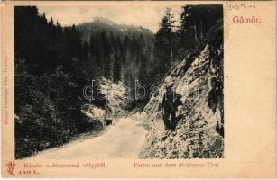 Sztracenai-völgy, Stracenovska dolina, Stratena; Részlet a Sztraczenai völgyből (Gömör). Feitzinger Ede kiadása 469 L. / Partie aus dem Straczenaer-Tal / valley (EK)