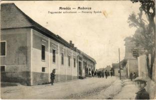 1923 Mosóc, Mosovce; Fogyasztási szövetkezet üzlete / Potravny Spolok / cooperative shop (Rb)