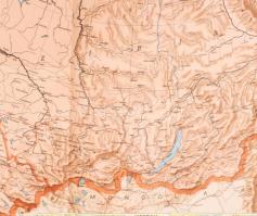 cca 1950 A Szovjetunió térképe, melléktérképekkel, közte "Sztálin szülőföldje". 1:10 000 0...