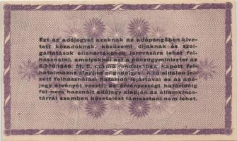 1946. 100.000AP sorozat- és sorszám nélkül T:I