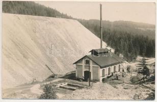 1932 Bindt (Szepespatak, Kis-Hnilecz, Hnilcík), bánya, iparvasút / mine, industrial railway. photo (fa)