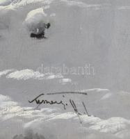 Keszegi Horváth László (?-?), működött a XX: sz. első felében-közepén: Téli táj. Olaj, vászon. Jelze...