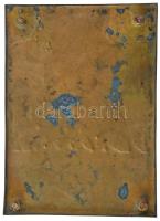 Svájc ~1930. "Közép-Svájc Tornaszövetség tiszteletbeli tagja" nagyméretű, egyoldalas bronz...