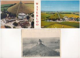 WATERLOO - 4 db MODERN város képeslap + 1 Napoleon / 4 MODERN town-view postcards + 1 Napoleon