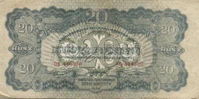 1944. 20P "V. H." egyvonalas számok! T:II-/III+