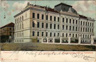 1903 Temesvár, Timisoara; Cs. és kir. gyalogsági hadapródiskola. Csendes Jakab kiadása / K.u.K. Infanterie-Cadettenschule / K.u.K. military infantry cadet school (kopott sarkak / worn corners)