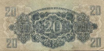 1944. 20P "V. H." egyvonalas számok! T:II-/III+