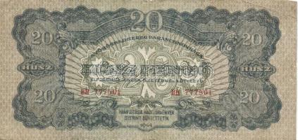 1944. 20P "V. H." egyvonalas számok! T:II-/III+