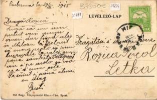 1915 Rézbánya, Baita; M. kir. bányahivatali épület / mine office (EK)