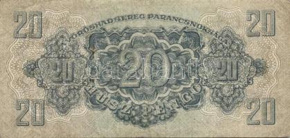 1944. 20P "V. H." egyvonalas számok! T:II-/III+