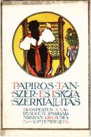 1910 Papíros, Tanszer és Iskolaszer Kiállítás Budapesten a városligeti iparcsarnokban. Rigler rt. / Hungarian Stationery Goods Exhibition (EK)