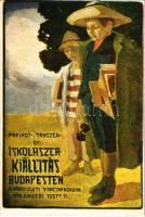 1910 Papíros, Tanszer és Iskolaszer Kiállítás Budapesten a városligeti iparcsarnokban. Rigler rt. / Hungarian Stationery Goods Exhibition (EK)