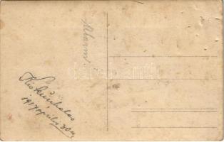 1917 Kiskunhalas, osztrák-magyar katonák / WWI Austro-Hungarian K.u.K. military, soldiers. photo (b)