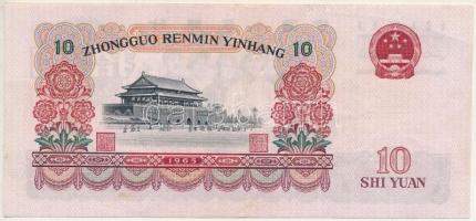 Kína 1965. 10Y T:F szép papír, két apró beszakadás
China 1965. 10 Yuan C:F nice paper, two tiny tea...