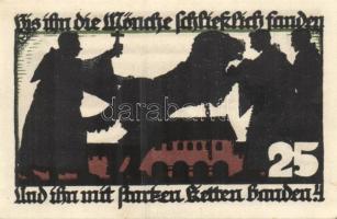 Német Birodalom / Weimari Köztársaság / Vechta 1922. 25Pf (2x) + 50Pf (2x) + 75Pf (2x) 6 klf db, tel...