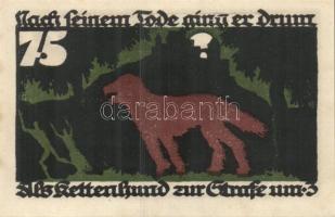 Német Birodalom / Weimari Köztársaság / Vechta 1922. 25Pf (2x) + 50Pf (2x) + 75Pf (2x) 6 klf db, tel...