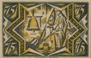 Német Birodalom / Weimari Köztársaság / Twistringen 1921. 25Pf + 50Pf + 75Pf 3 klf db, teljes sor T:...