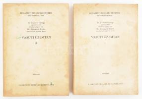 Csanádi György-Kerkápoly Endre: Vasúti üzemtan. I-II. köt. Budapesti Műszaki Egyetem Építőmérnöki Kar. Bp., 1973, Tankönyvkiadó. Kiadói papírkötés, aláhúzásokkal.