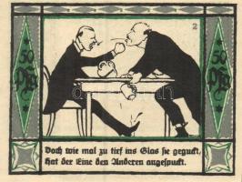 Német Birodalom / Weimari Köztársaság / Mülsen 1921. 50Pf (8x) 8 klf db, teljes sor T:I