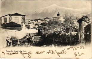 1903 Tenerife, Peak from Icod (EK)