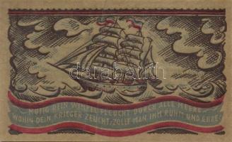 Német Birodalom / Weimari Köztársaság / Oldenburg 1921. 50Pf (6x) 6 klf db, teljes sor T:I