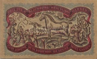 Német Birodalom / Weimari Köztársaság / Oldenburg 1921. 50Pf (6x) 6 klf db, teljes sor T:I