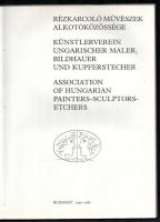 Menyhárt László: Rézkarcoló Művészek Alkotóközössége 1950-1987. (Kiállítási katalógus). Bp., 1987, R...