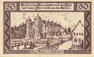 Német Birodalom / Weimari Köztársaság / Neuhaus 1921. 10Pf + 25pf + 50Pf 3 klf db, teljes sor T:I