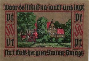 Német Birodalom / Weimari Köztársaság / Leer 1921. 25pf + 50Pf (2x) + 75Pf (2x) + 1M össz. 6 klf db,...